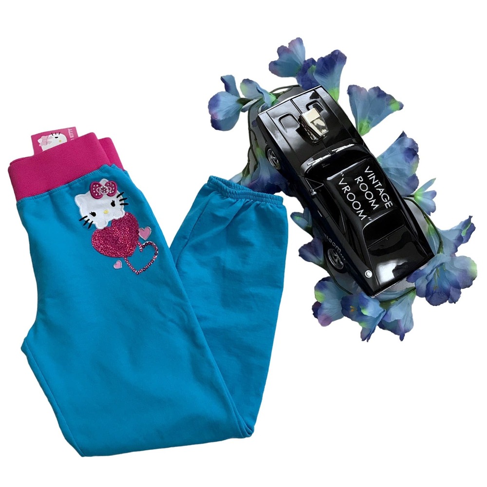 ❌SOLD❌ Hello Kitty NWT Loungewear Jogger for Girls Size 8 - Picture 1 of 8